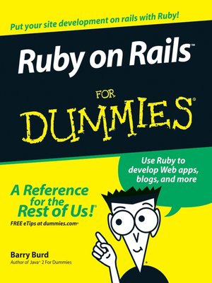 cover image of Ruby on Rails For Dummies